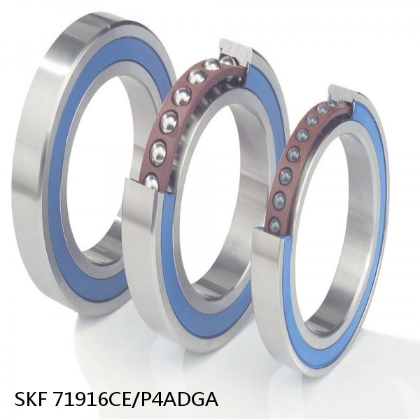 71916CE/P4ADGA SKF Super Precision,Super Precision Bearings,Super Precision Angular Contact,71900 Series,15 Degree Contact Angle