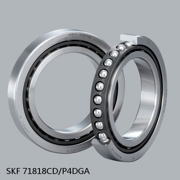 71818CD/P4DGA SKF Super Precision,Super Precision Bearings,Super Precision Angular Contact,71800 Series,15 Degree Contact Angle