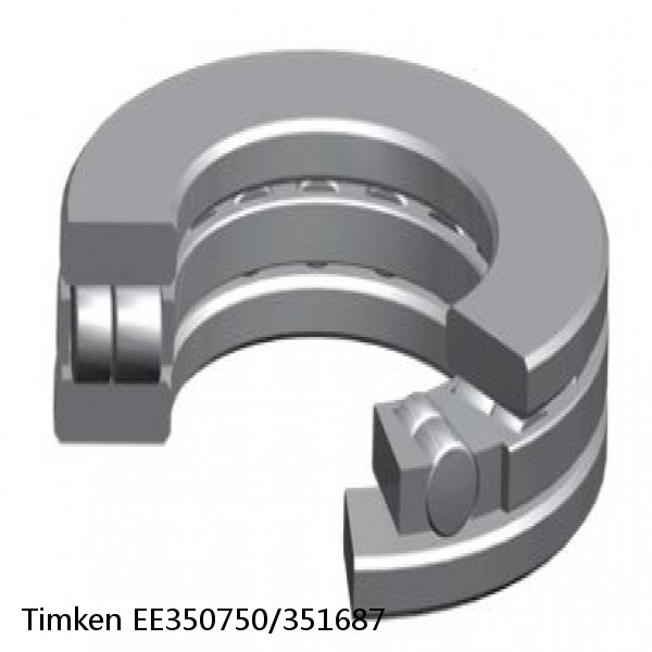 EE350750/351687 Timken Tapered Roller Bearings #1 small image